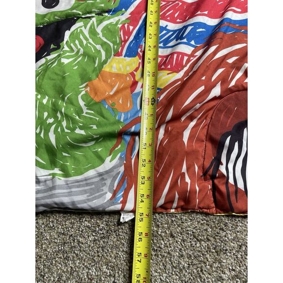 Vintage Sesame Street Character Toddler Quilt Blanket 80s 90s 55in X 39.5in - Picture 5 of 6